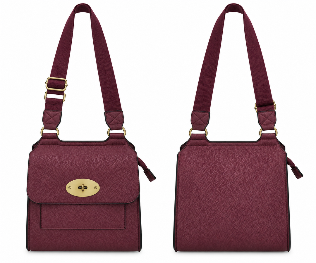 Mali Messenger Bag Plum