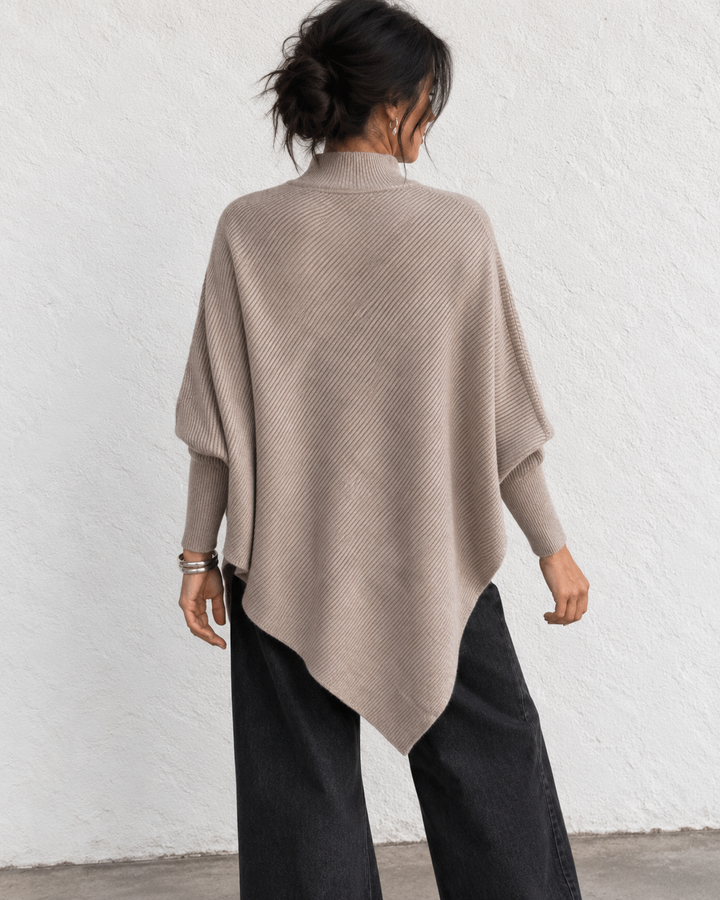 Alanis Asymmetric Jumper Mocha
