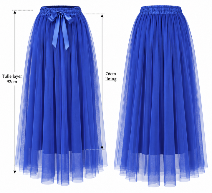 Carrie Tulle Skirt Royal Blue