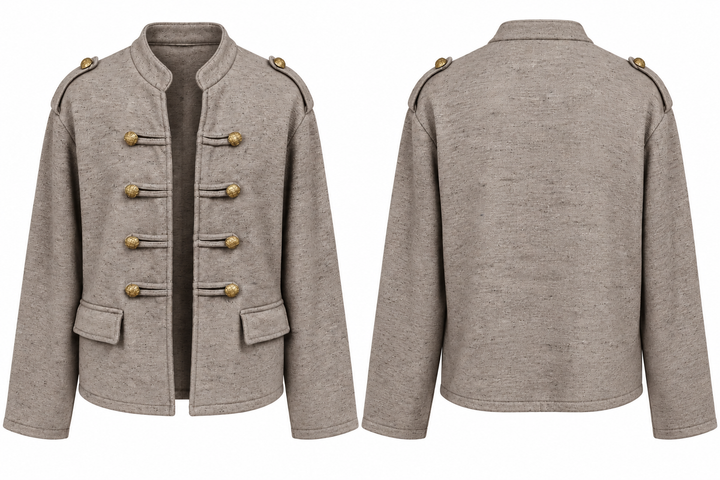 Willow Military Jacket Latte
