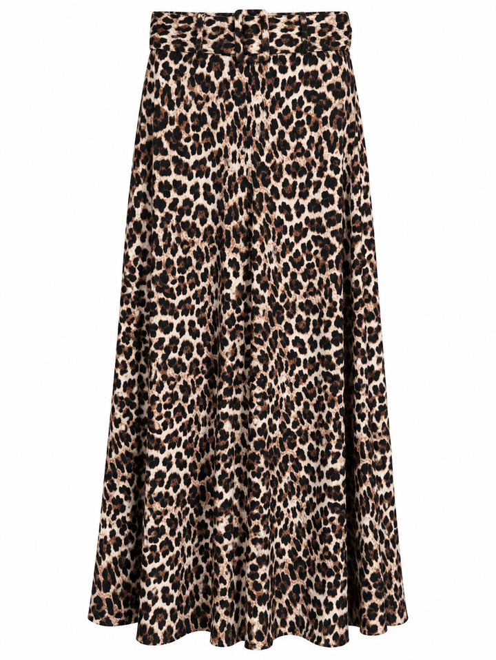 Cassie Belted Trousers Leopard