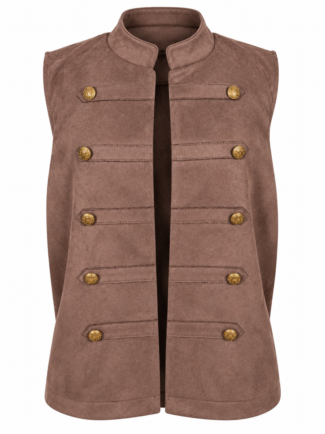 Harlow Military Waistcoat Chocolate