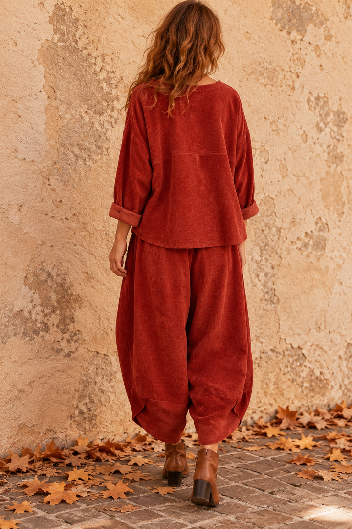 Elsie Chenille Co-Ord Rust