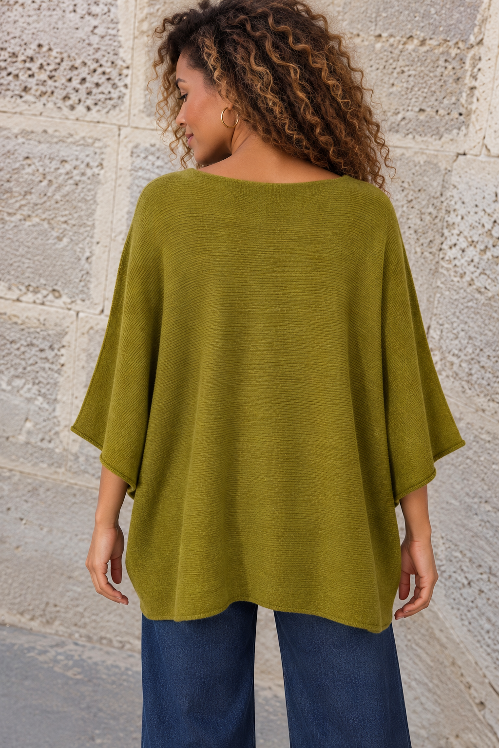 Anabelle Slouchy Top Olive