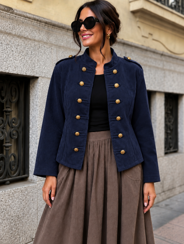 Cadence Military Jacket Navy