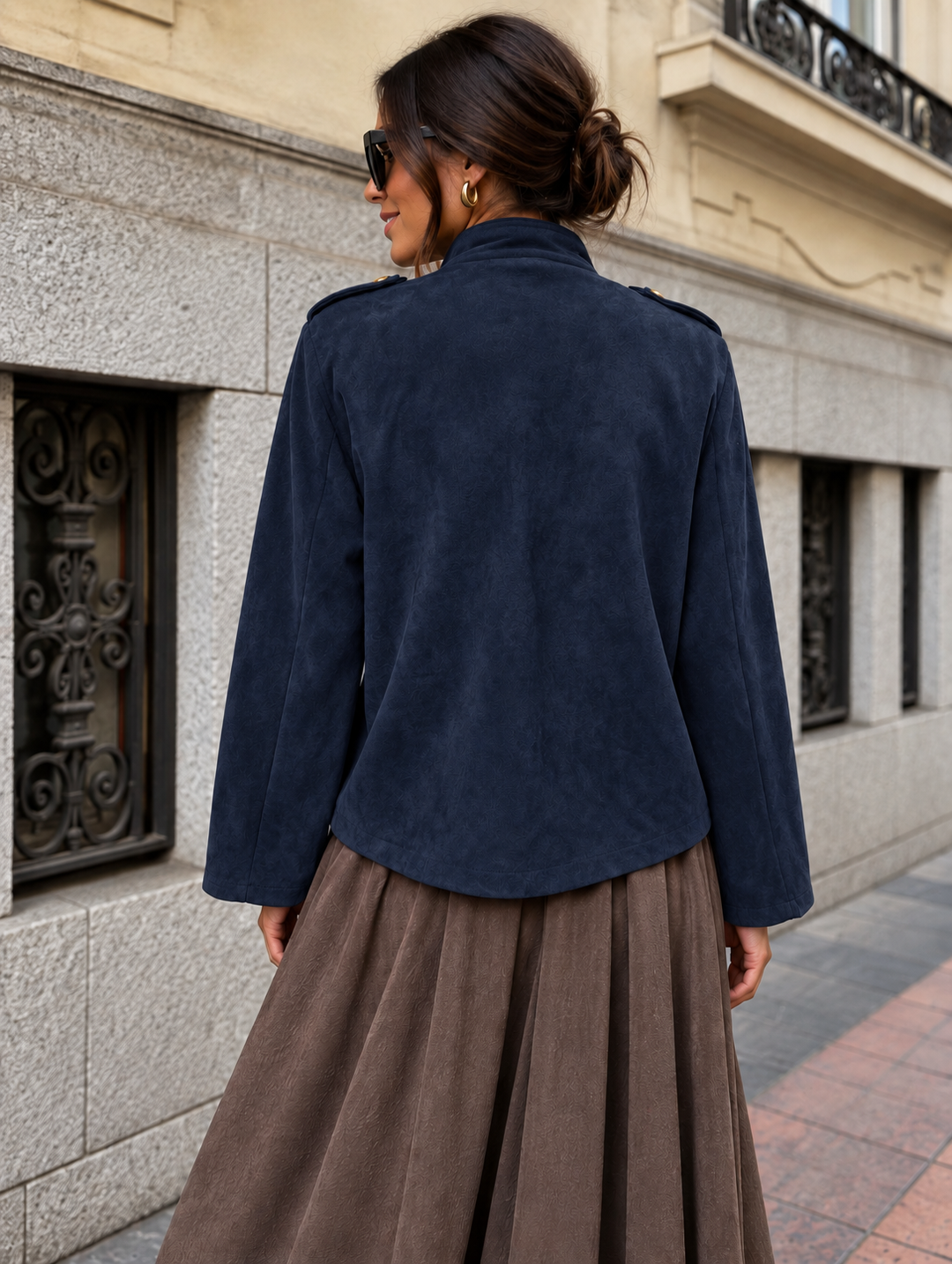 Cadence Military Jacket Navy