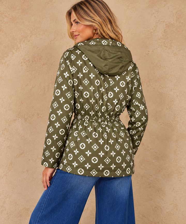 Luella Reversible Raincoat Khaki