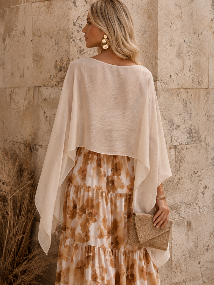 Delta Sheer Layering Top Champagne