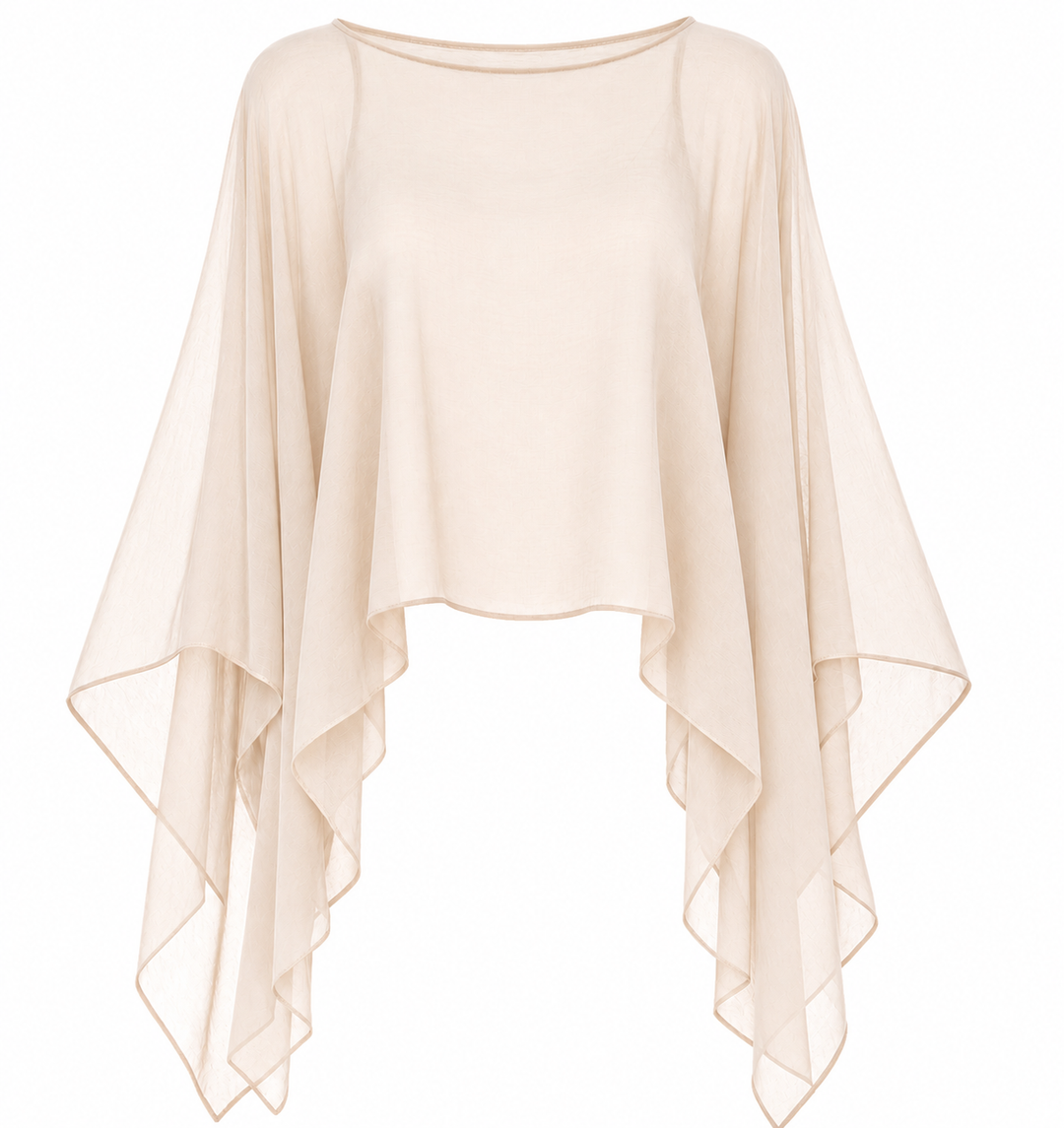 Delta Sheer Layering Top Champagne