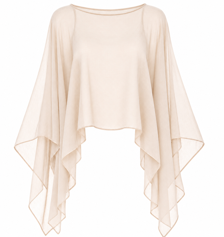 Delta Sheer Layering Top Champagne