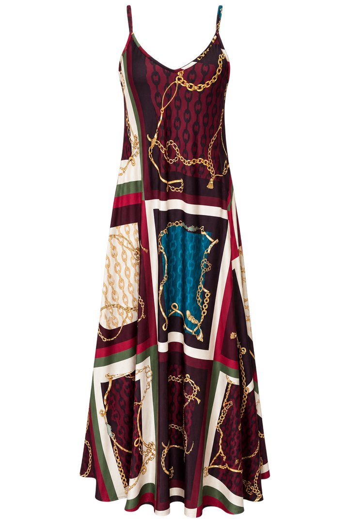Foulard Chain Print Dress