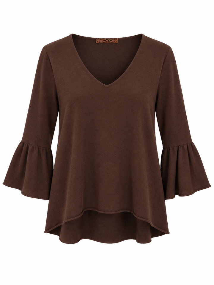 Betsy Bell Sleeve Jumper Chocolate