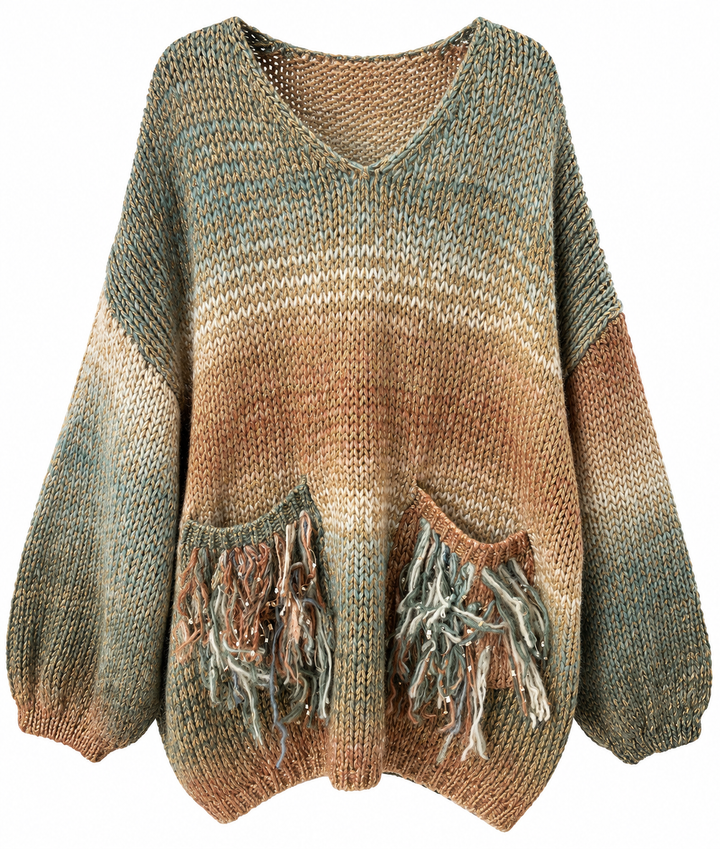 Boho Ombre Knit Jumper Multi