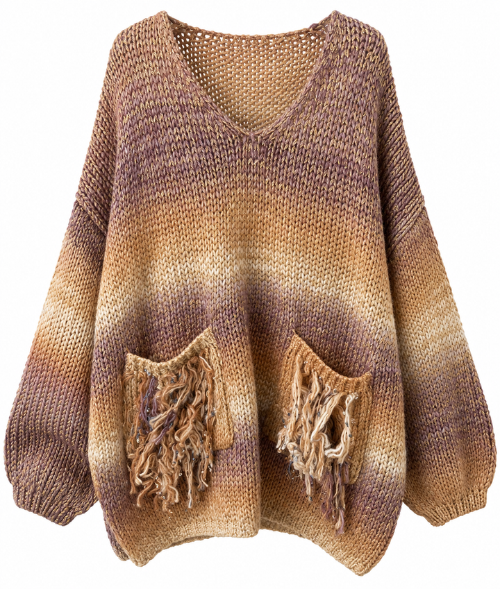 Boho Ombre Knit Jumper Multi