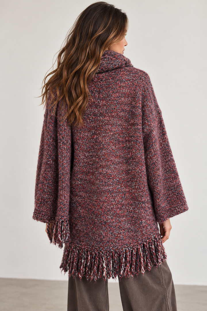 Robyn Scarf & Jumper Set Cherry