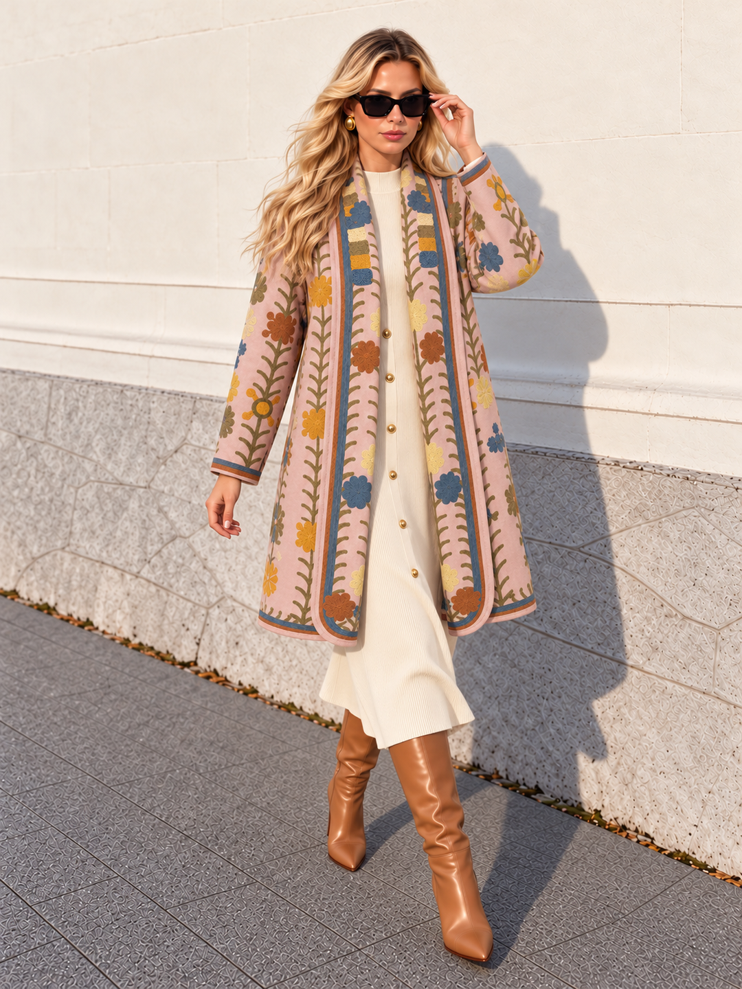 Bohemian Horizon Jacket Blush