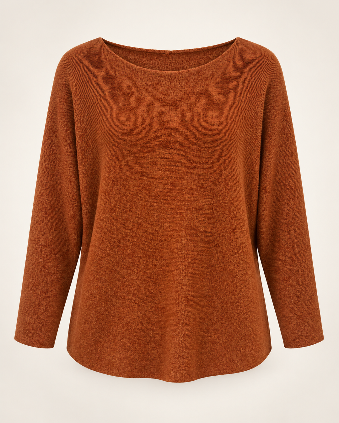 Anabelle Round Neck Jumper Rust