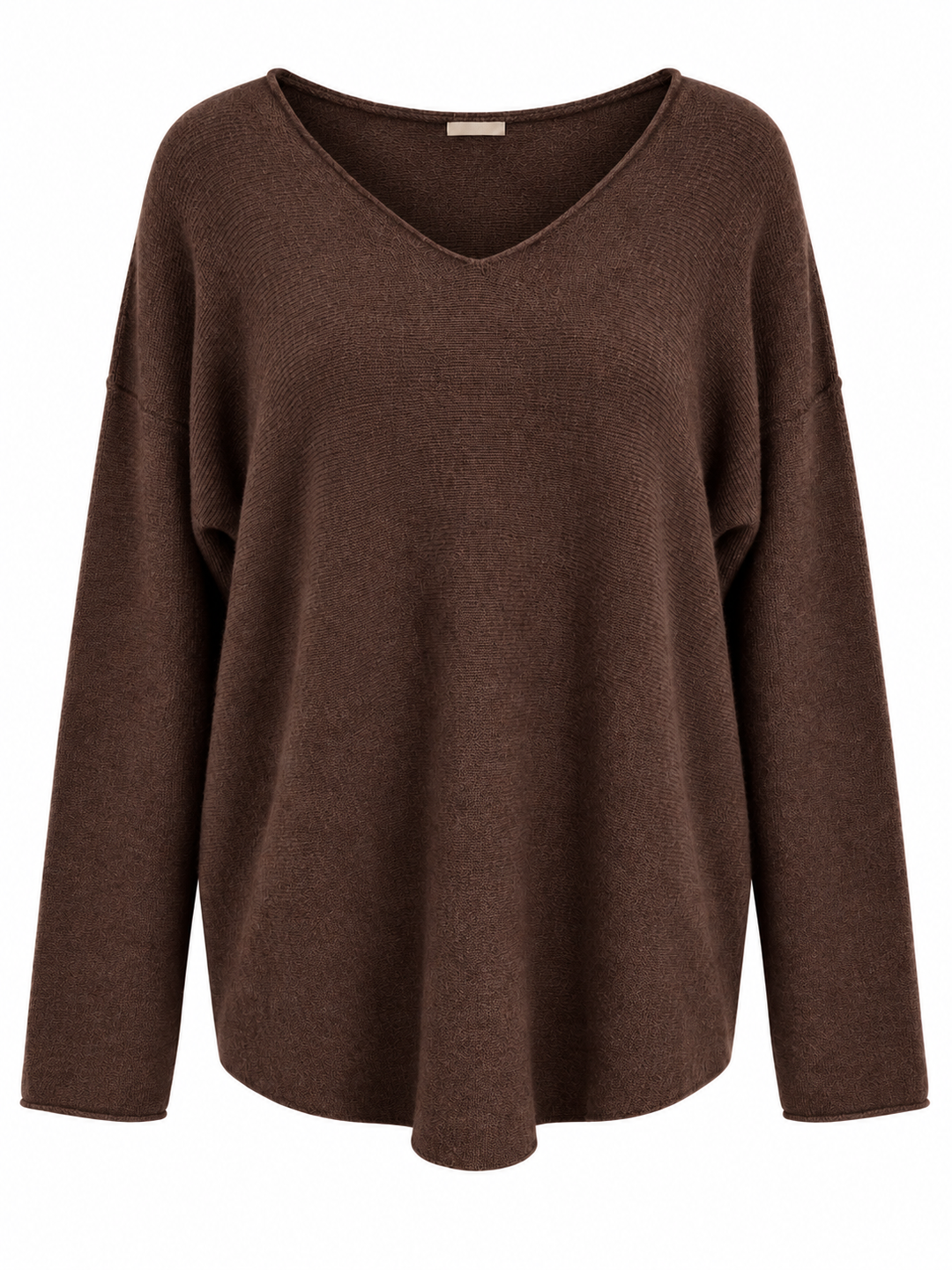 Anabelle V-Neck Jumper Chocolate
