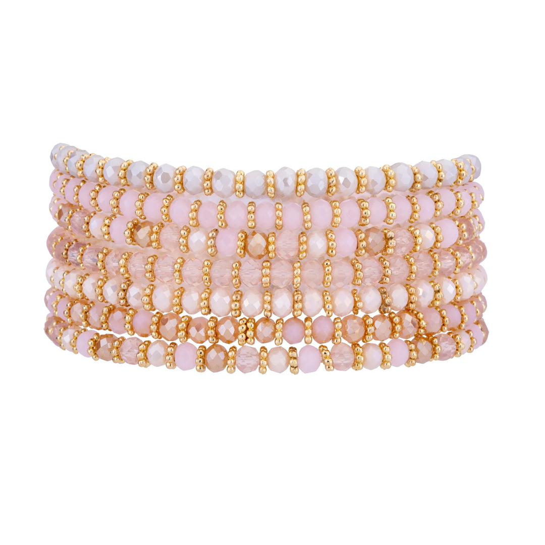 Bindi Beaded Bracelet Pink