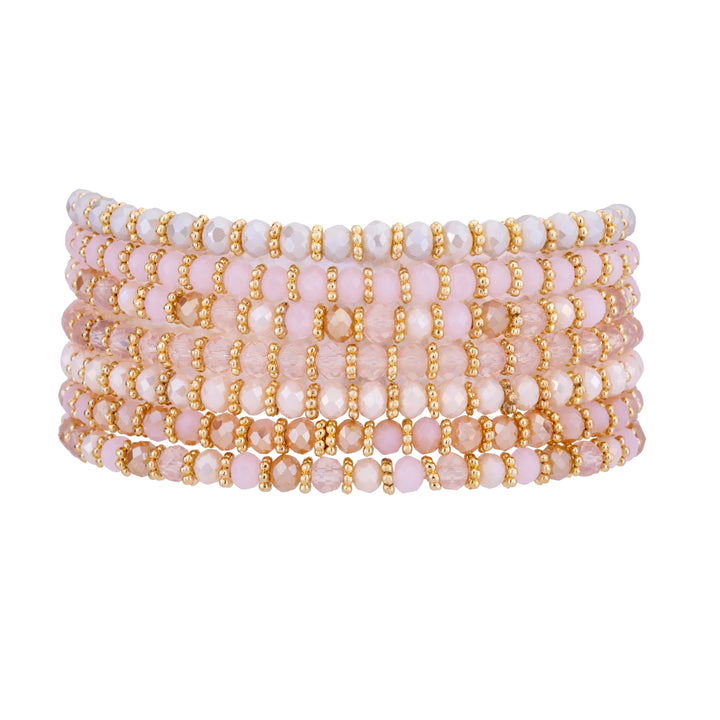 Bindi Beaded Bracelet Pink