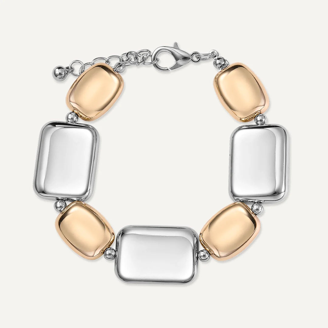 Chunky Link Bracelet Two Tone