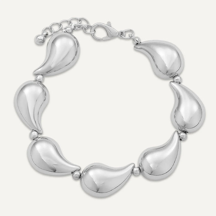Tara Teardrop Bracelet Silver