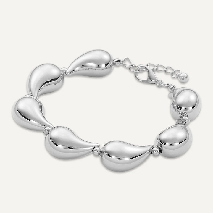 Tara Teardrop Bracelet Silver