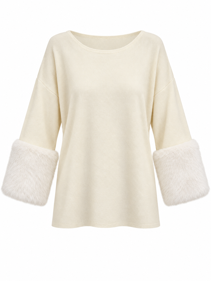 Amalie Luxe Jumper Cream