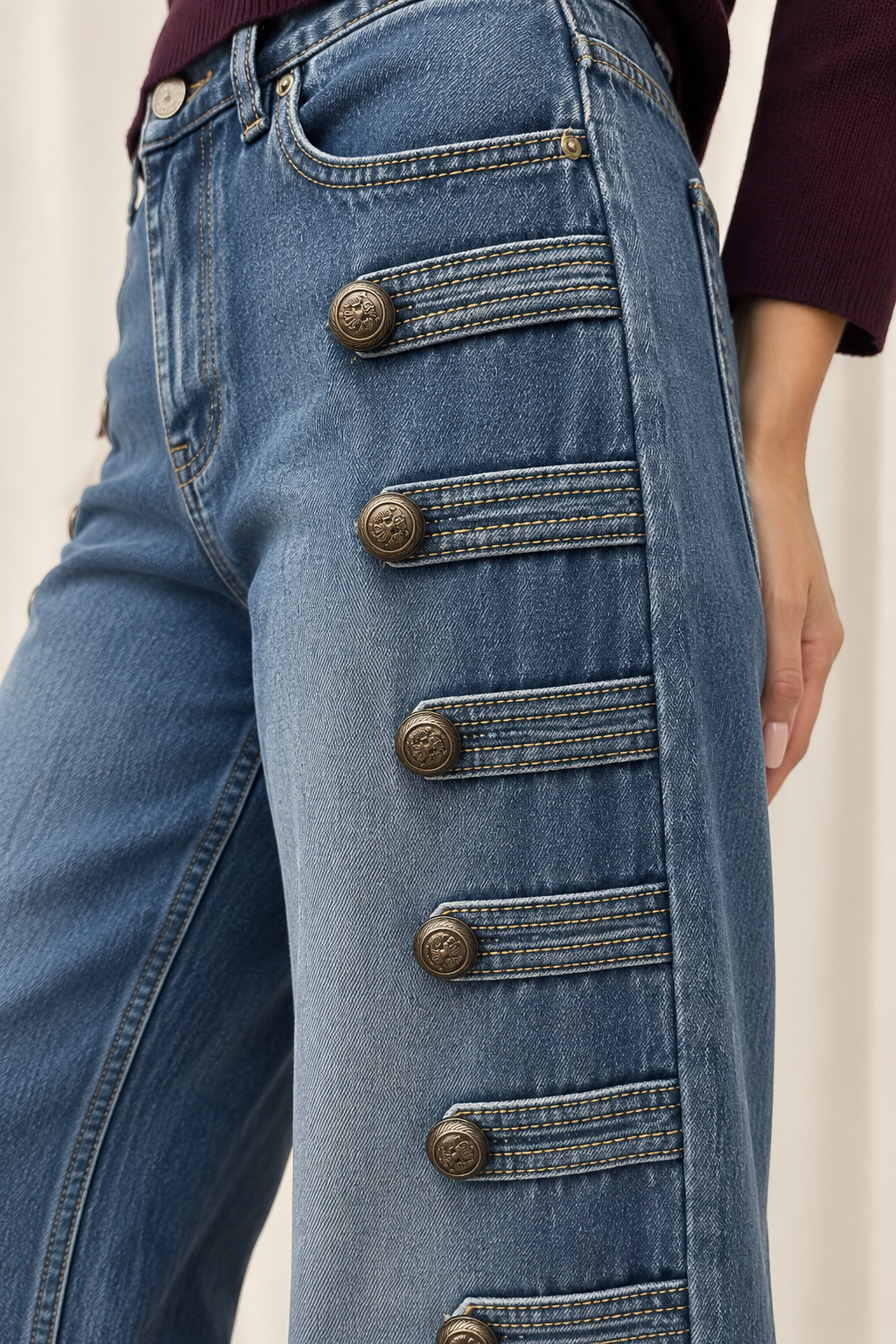 Mia Military Jeans Denim