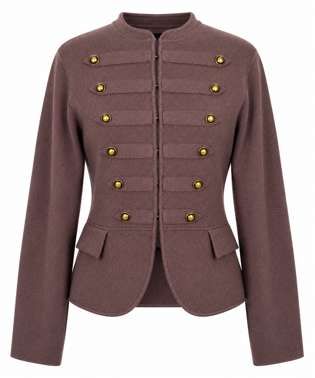 Maverick Military Cardigan Coffee