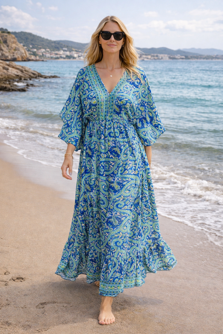 Samaya  Maxi Dress Royal Blue