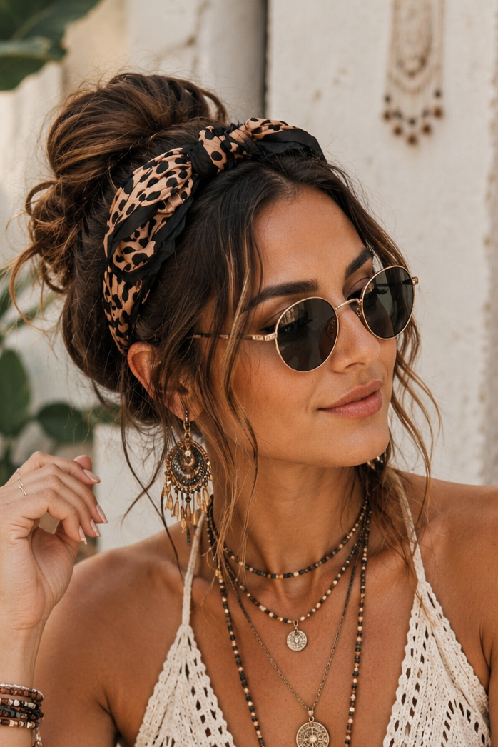 Multiway Butterfly Hairband Polka Dot