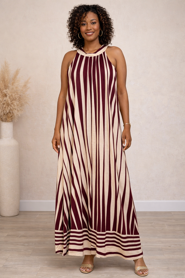 Lilith Luxe Stripe Dress