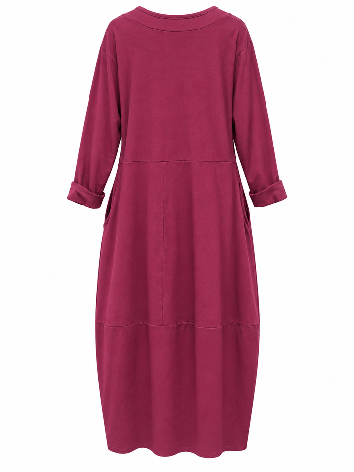Sequin Burst Maxi Dress Plum