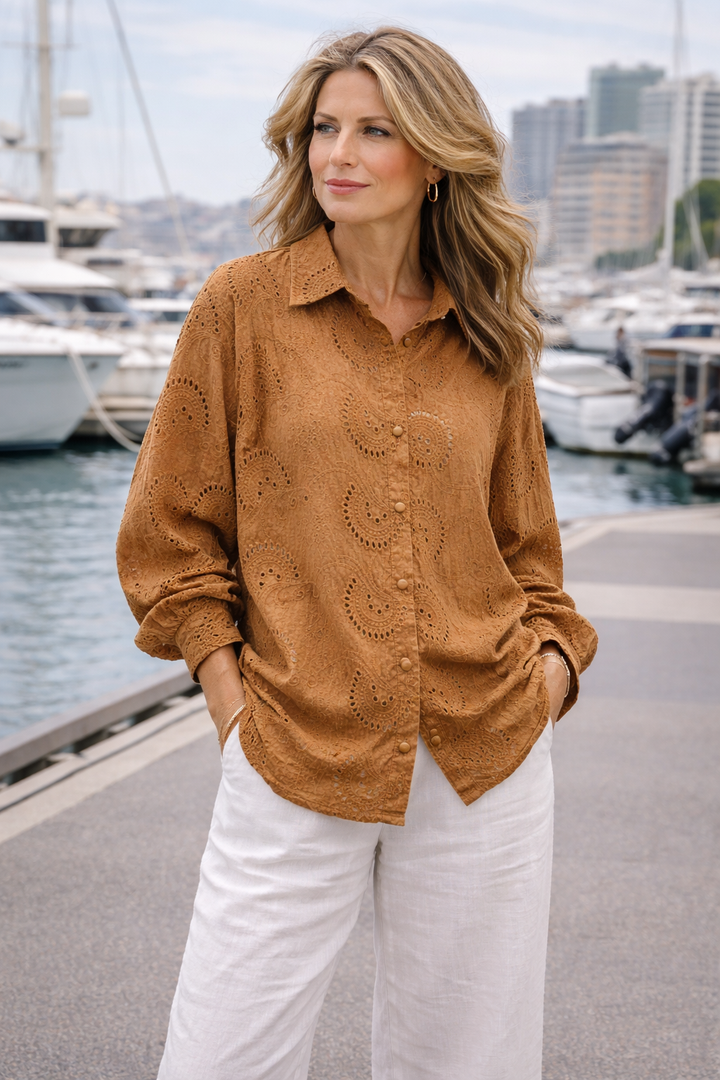 Pamina Paisley Shirt Toffee
