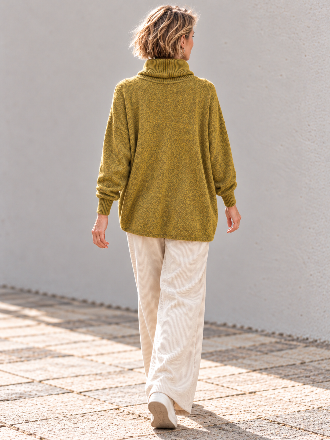 Monika Oversized Jumper Ochre