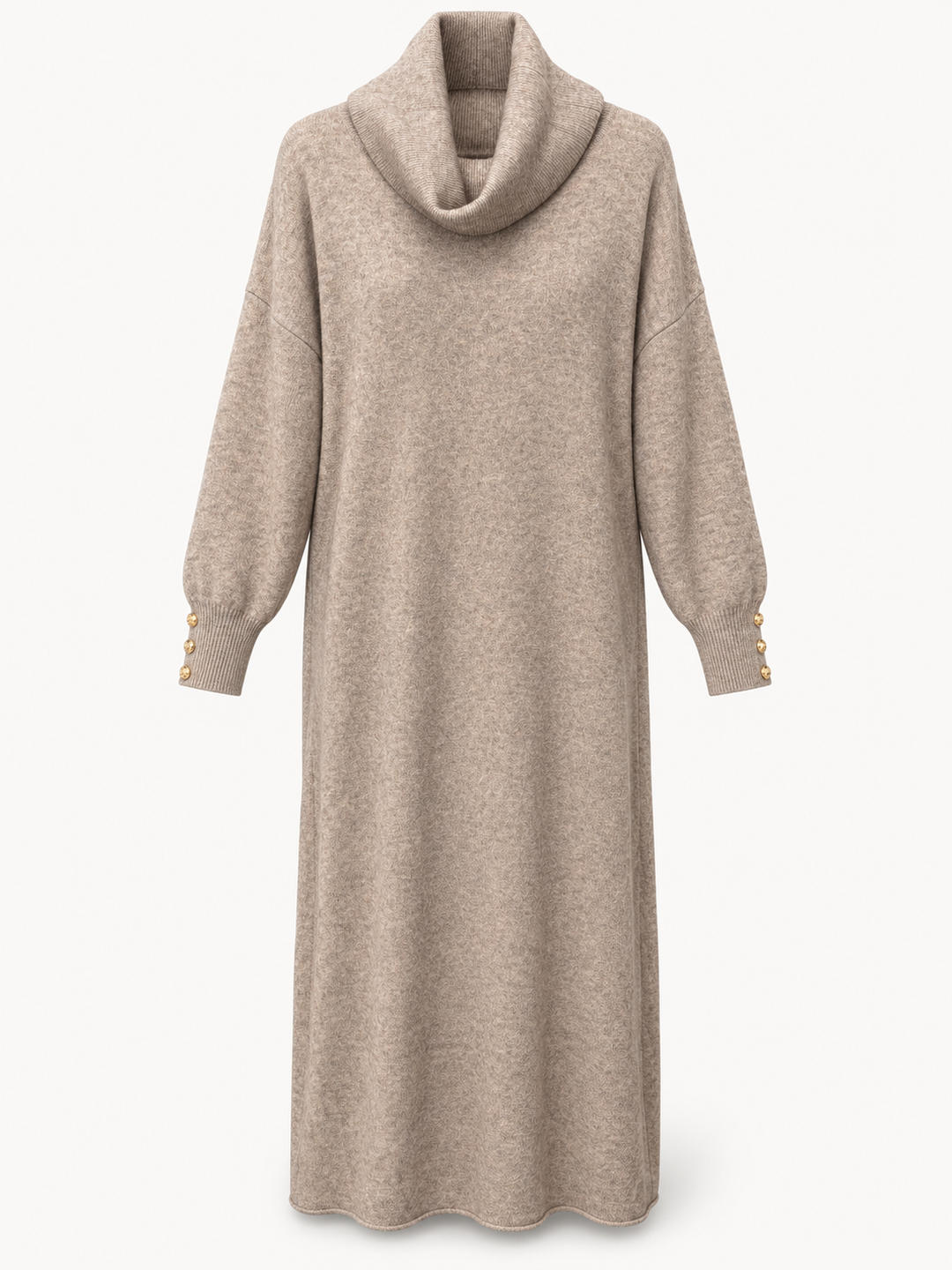 Rosamund Oversize Jumper Dress Beige