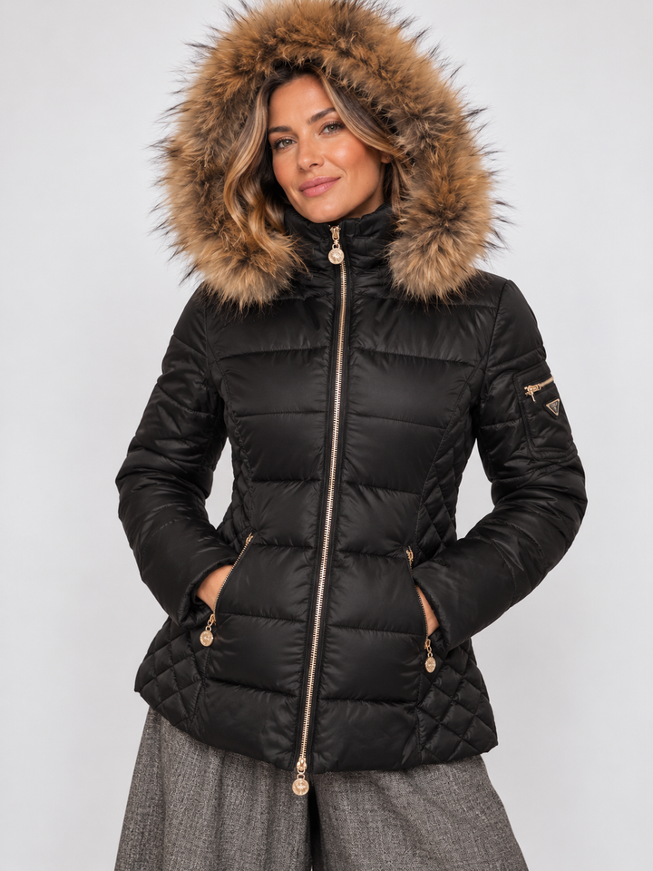 Eclipse Quilted Coat Black