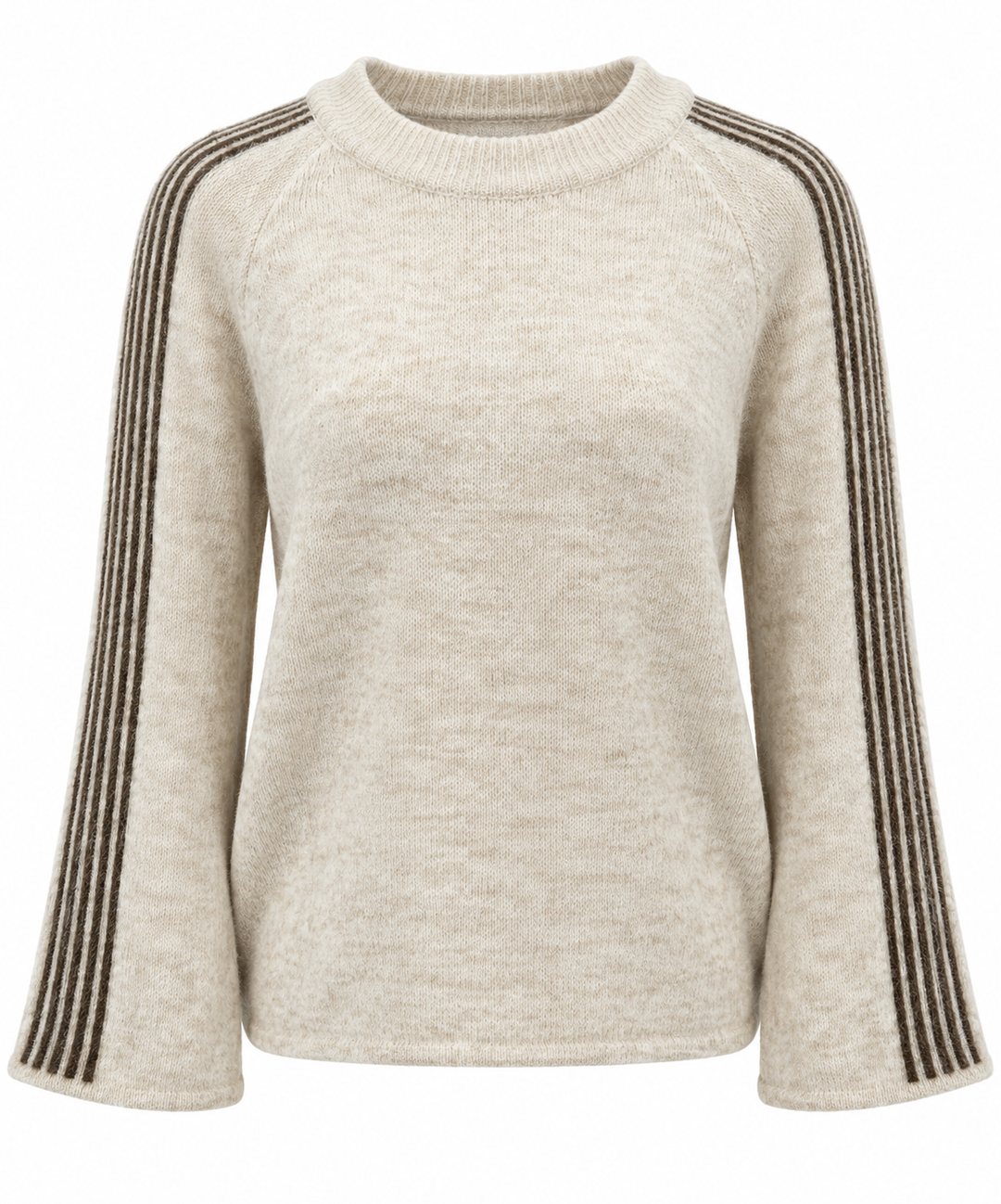 Shae Stripe Jumper Beige