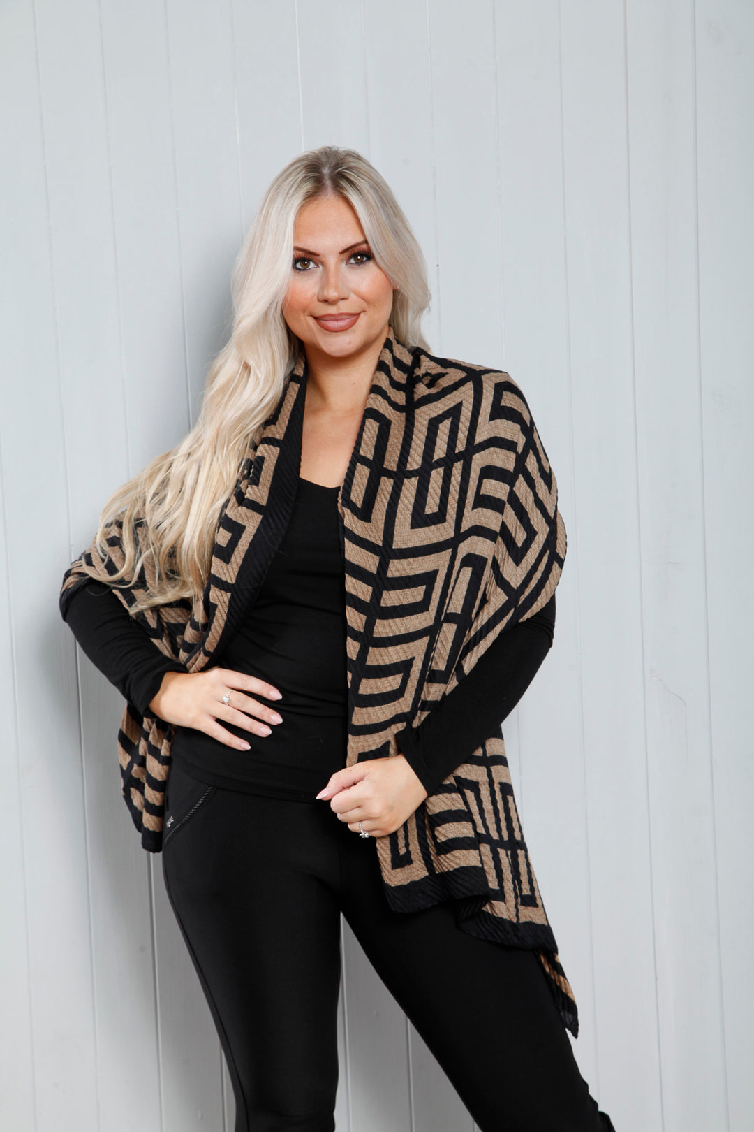 Crinkle Scarf Camel