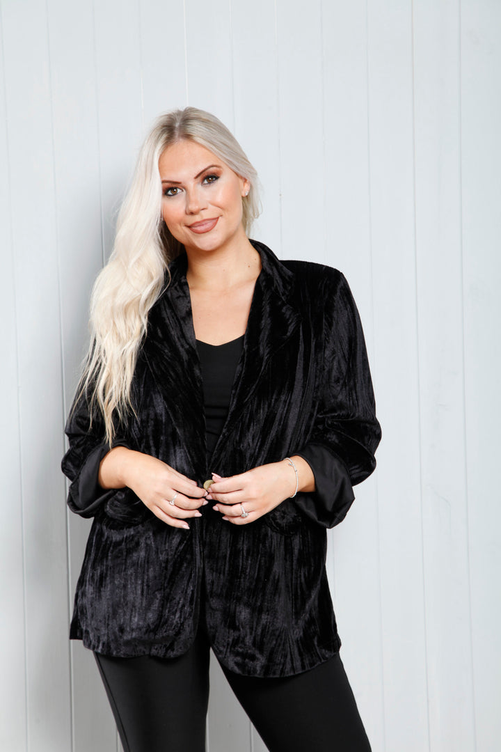 Abbey Luxe Blazer Black