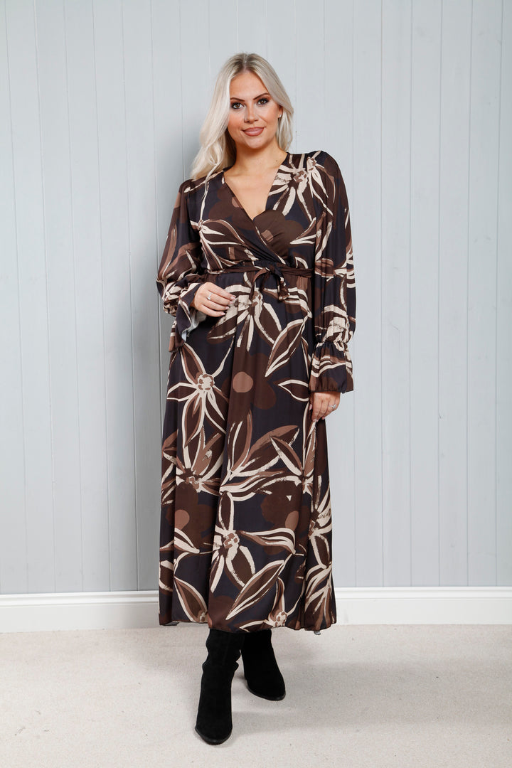 Twiggy Luxe Dress Midnight Mocha
