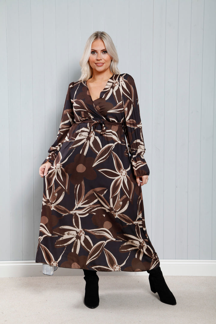 Twiggy Luxe Dress Midnight Mocha