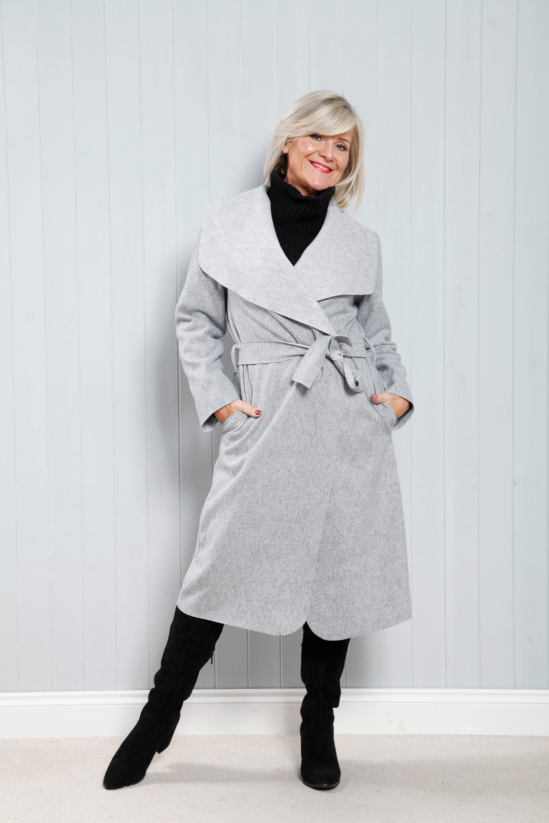 Tiffany Lightweight Coat Grey