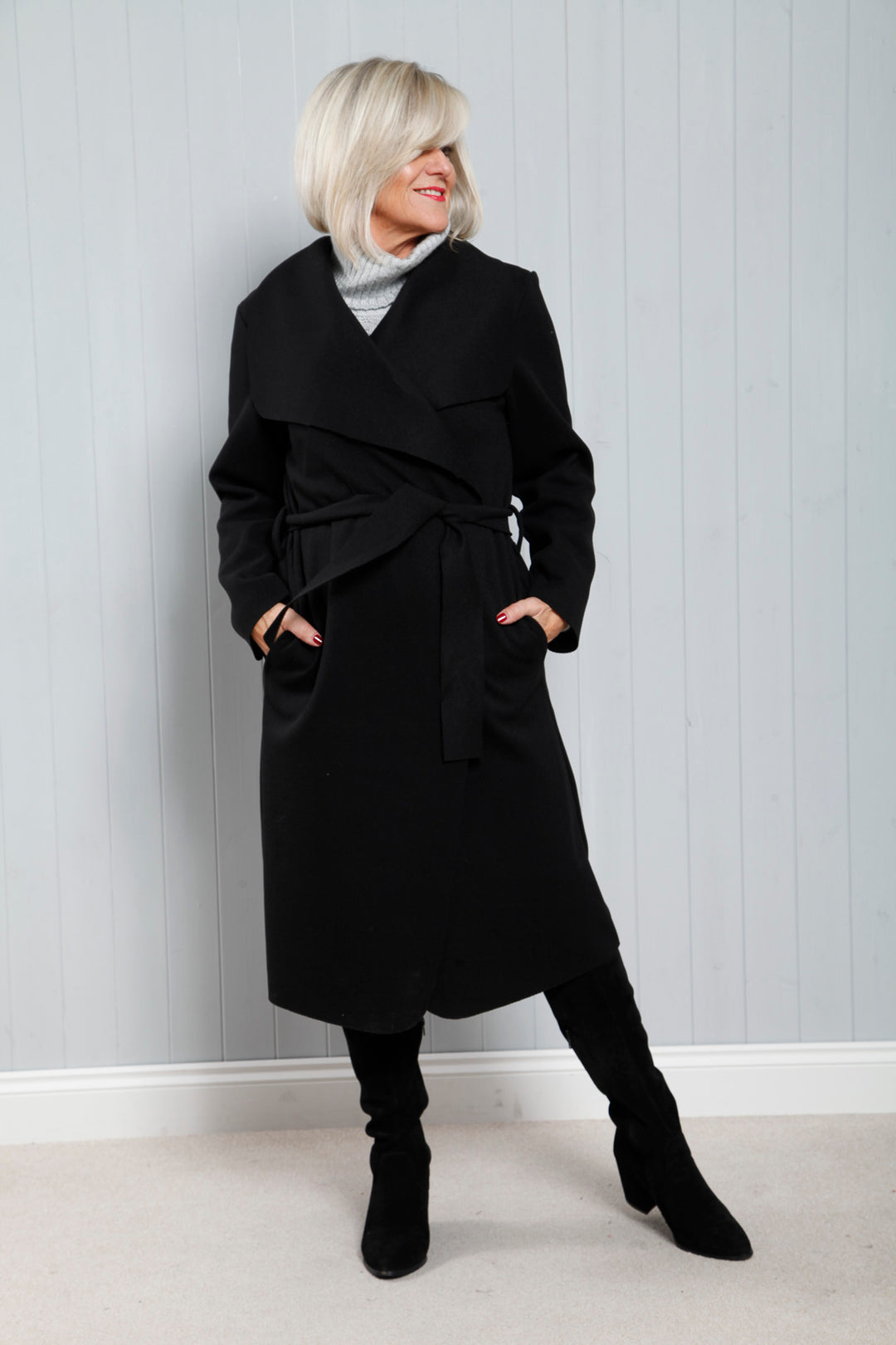 Tiffany Lightweight Coat Black
