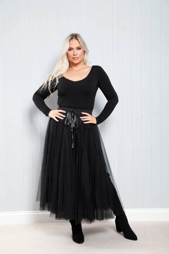 Esmerelda Tulle Skirt Black