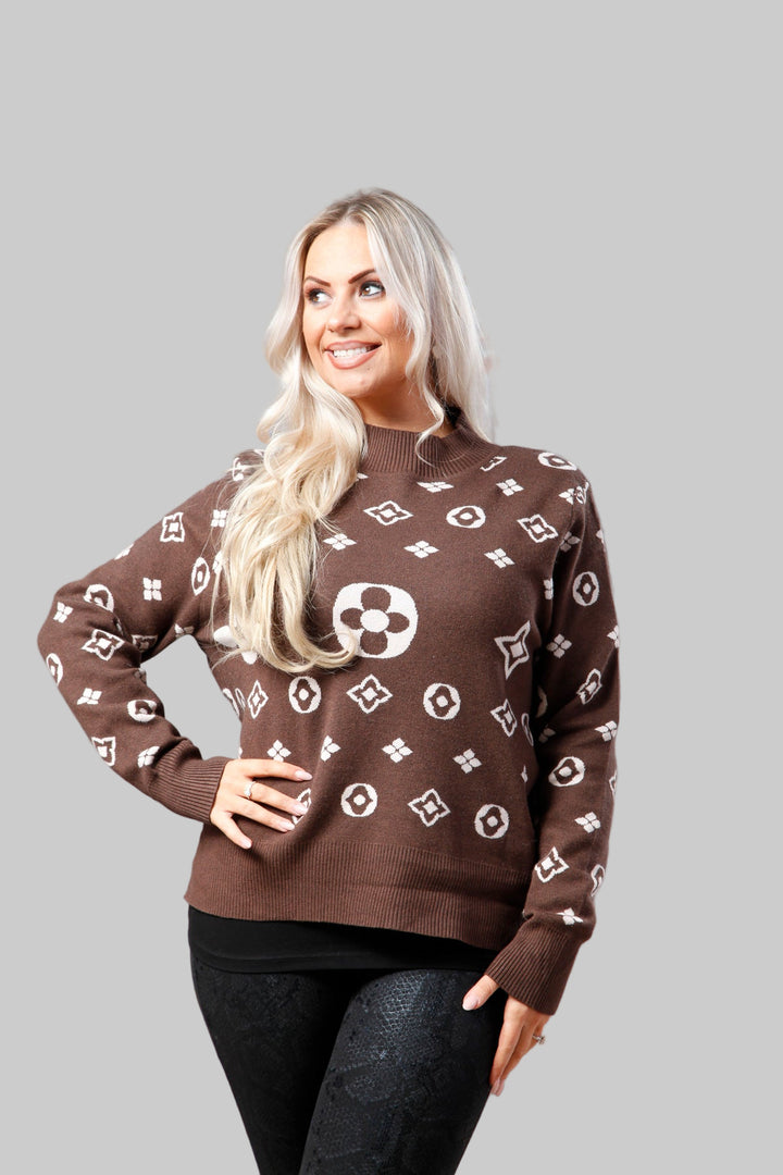 Leona Luxe Jumper Chocolate