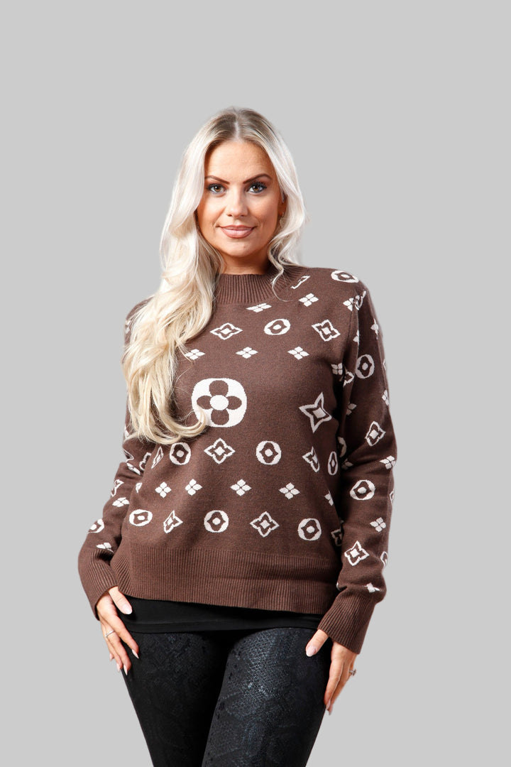 Leona Luxe Jumper Chocolate