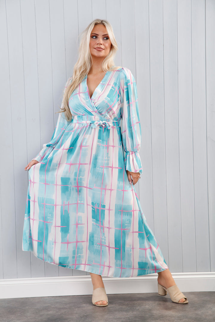 Alexa Luxe Dress Spring Aqua