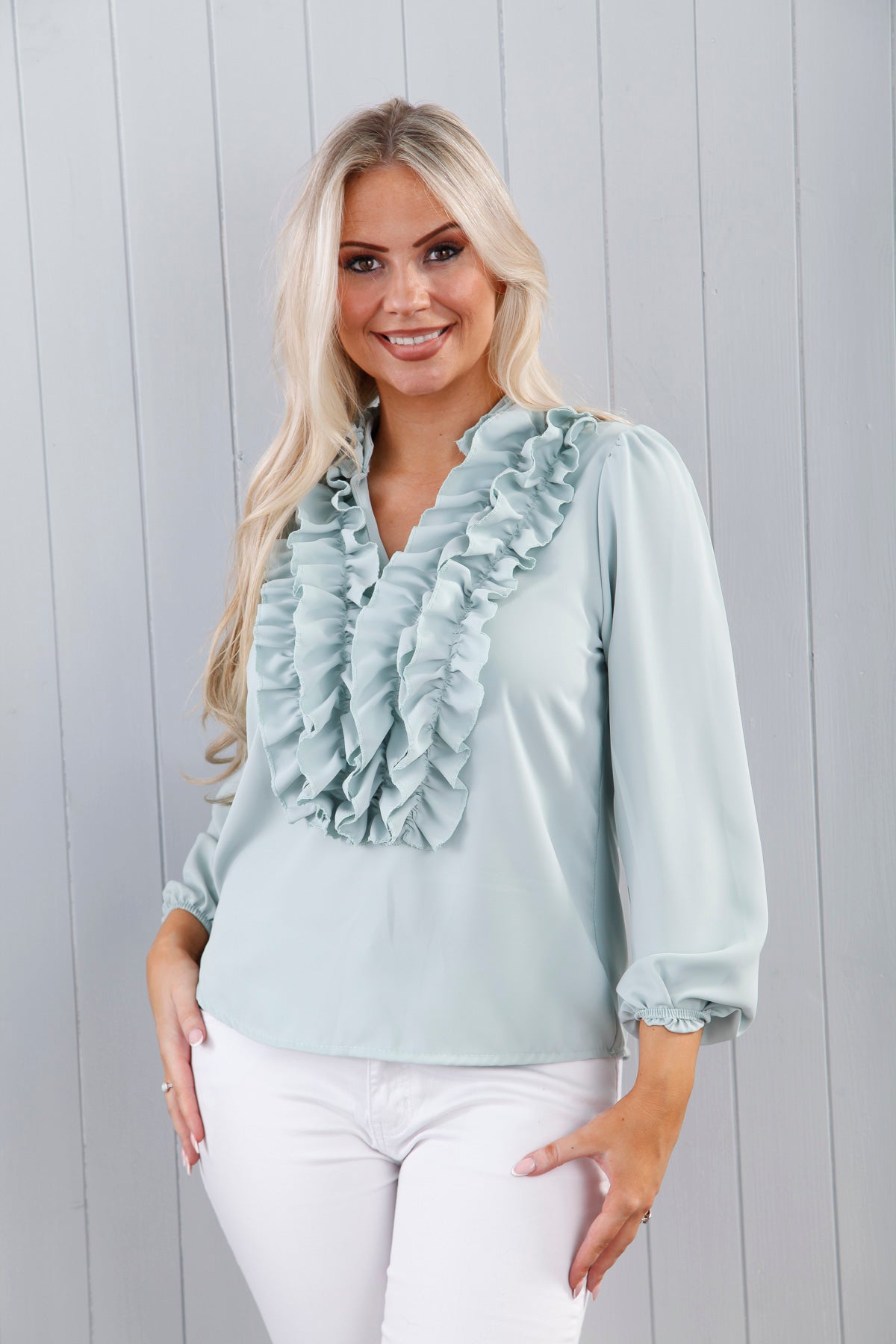 ruffle blouse uk